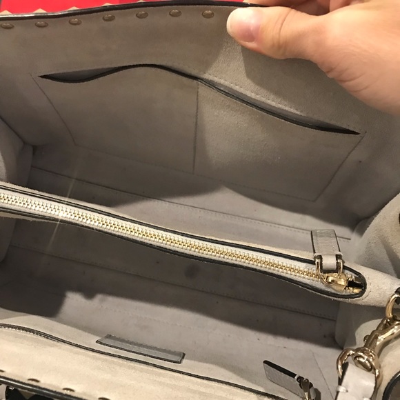 Valentino Rockstud Medium Double Handle Gr… - Picture 6 of 8